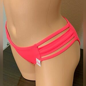 Victoria's Secret Swimsuit Strappy Side Bikini Bottoms Size S